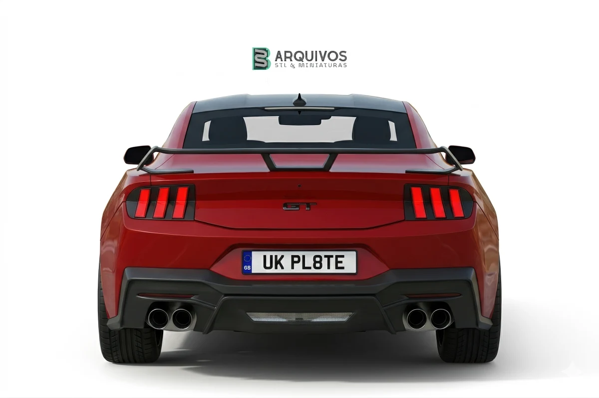 Modelo 3D STL - Ford Mustang GT 2023 — foto 5